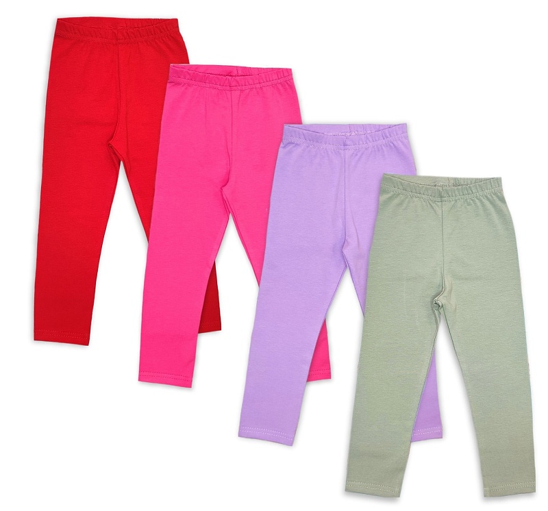 Лосины для девочек. Кулирка Пенье (95% хлопок, 5% лайкра), Арт. ЛКЛгП_Сиреневый