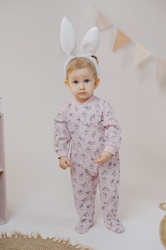 Комбинезон (кнопки). Кулирка (100% хлопок), Арт. КБзККп