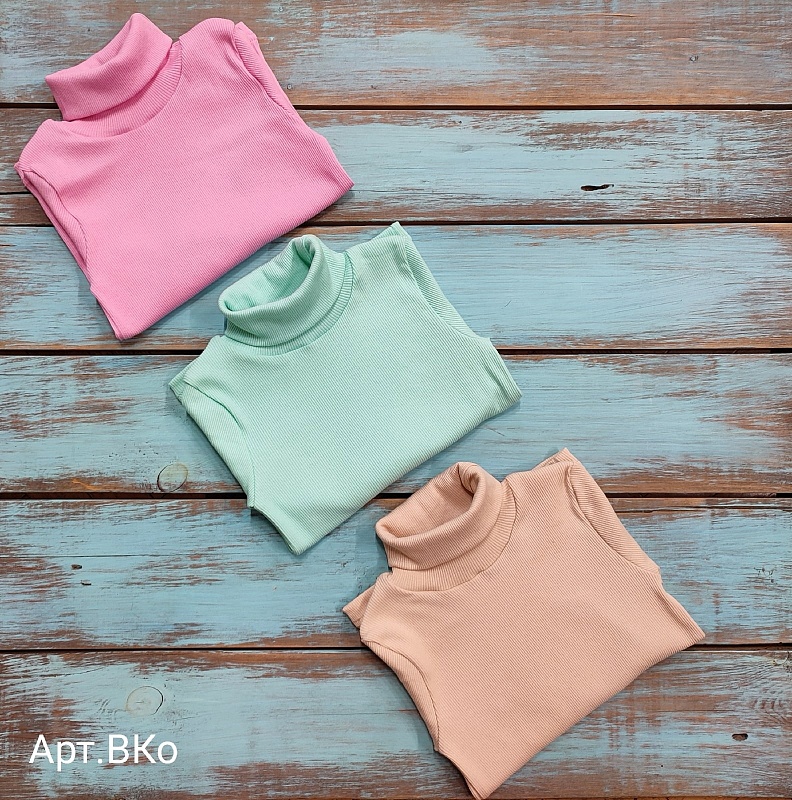 Водолазка. Кашкорсе (95% хлопок, 5% лайкра), Арт. ВКо_Мятный