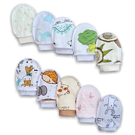 Варежки-антицарапки. Кулирка (100% хлопок)