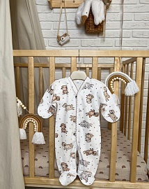 Комбинезон (кнопки). Интерлок Пенье (100% хлопок)