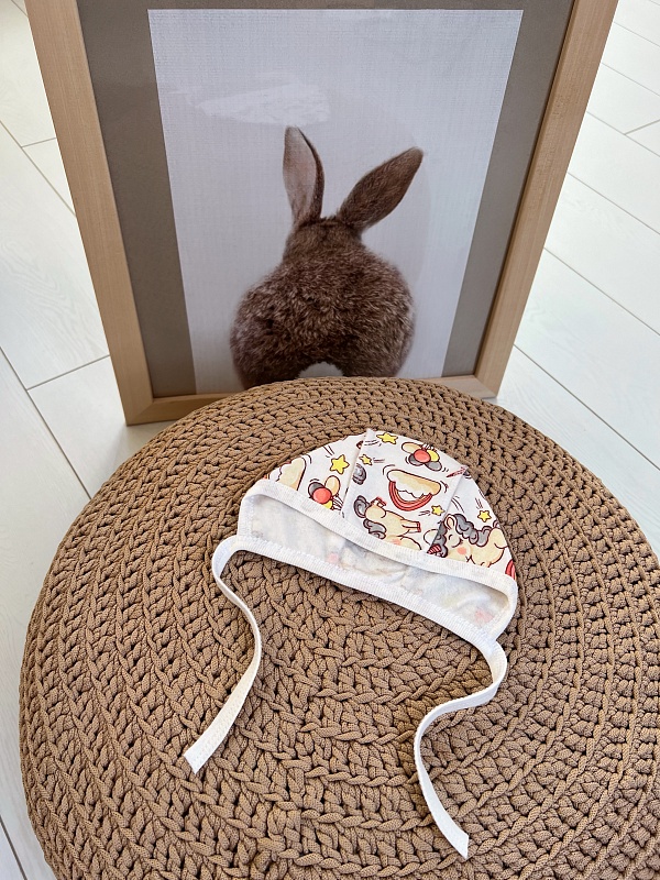 Чепчик. Футер с начёсом (100% хлопок), Арт. ЧФ