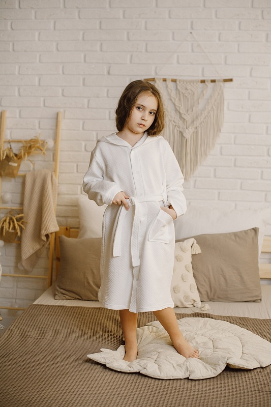 Халат (кнопки). Капитоний (80% хлопок, 20% полиэстер), Арт. ХККП_Красный