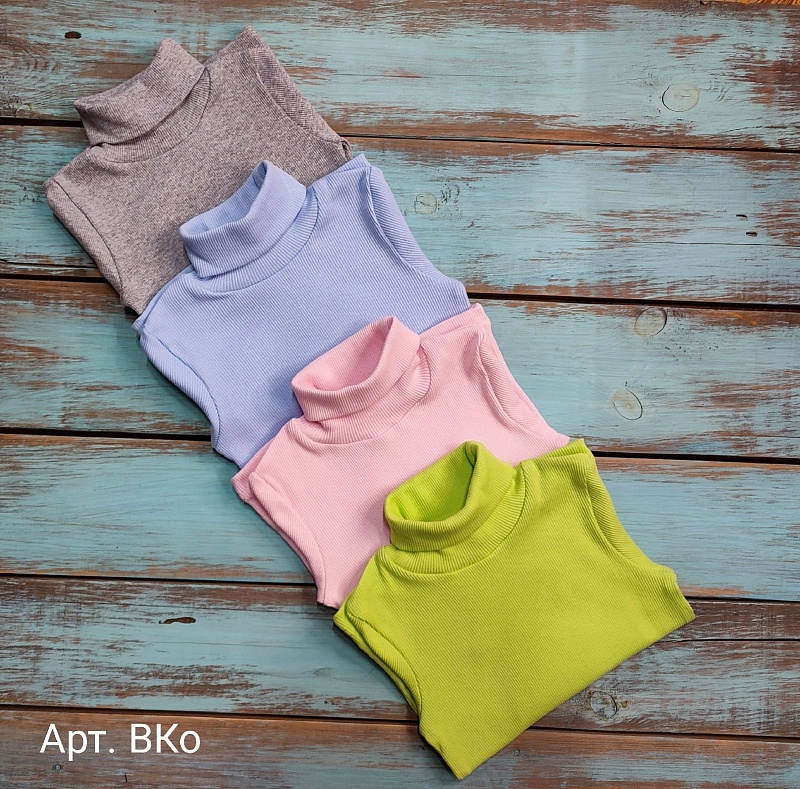 Водолазка. Кашкорсе (95% хлопок, 5% лайкра), Арт. ВКо_Зеленый