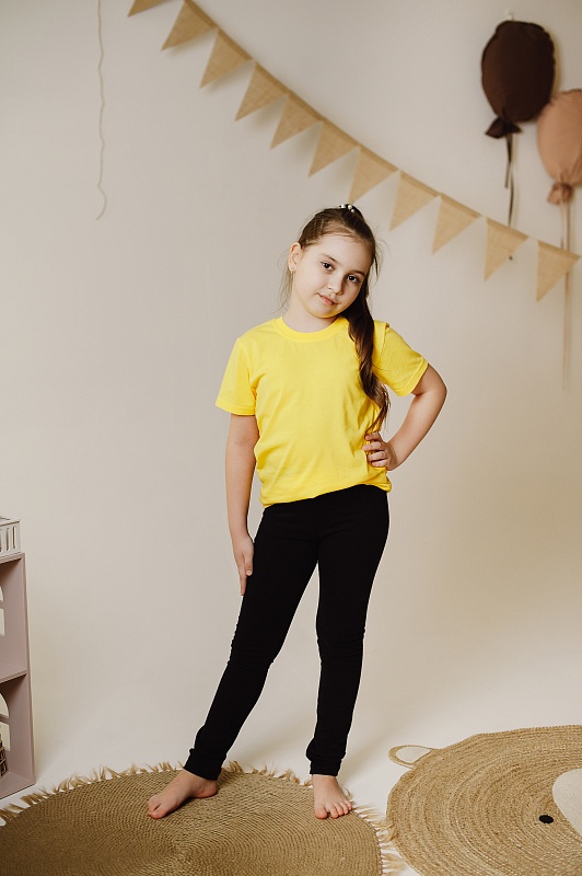 Футболка. Кулирка (100% хлопок), Арт. ФКг_Желтый