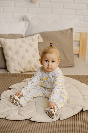 Комбинезон (бейка, кнопки). Интерлок Пенье (100% хлопок)