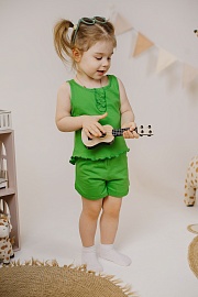 Шорты для девочек. Кулирка (100% хлопок)