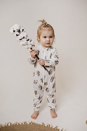 Комбинезон (манжеты, кнопки). Интерлок Пенье (100% хлопок)